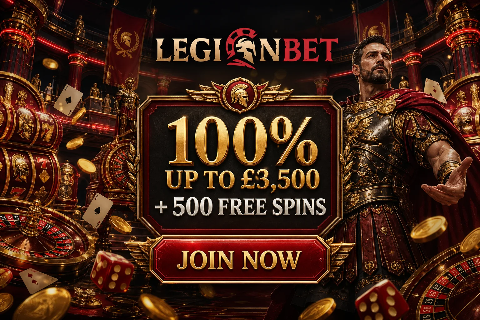 LegionBet casino promotion